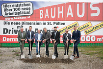 Bauhaus | Spatenstich St. Pölten | Pressefotos